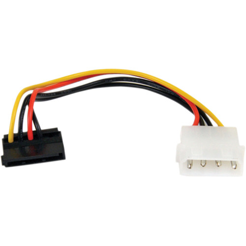 StarTech 4 Pin Molex to Right-Angle SATA Power Cable Adapter (6")