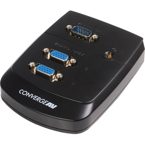 StarTech 2-Port Wall Mount VGA Video Splitter (Silver)