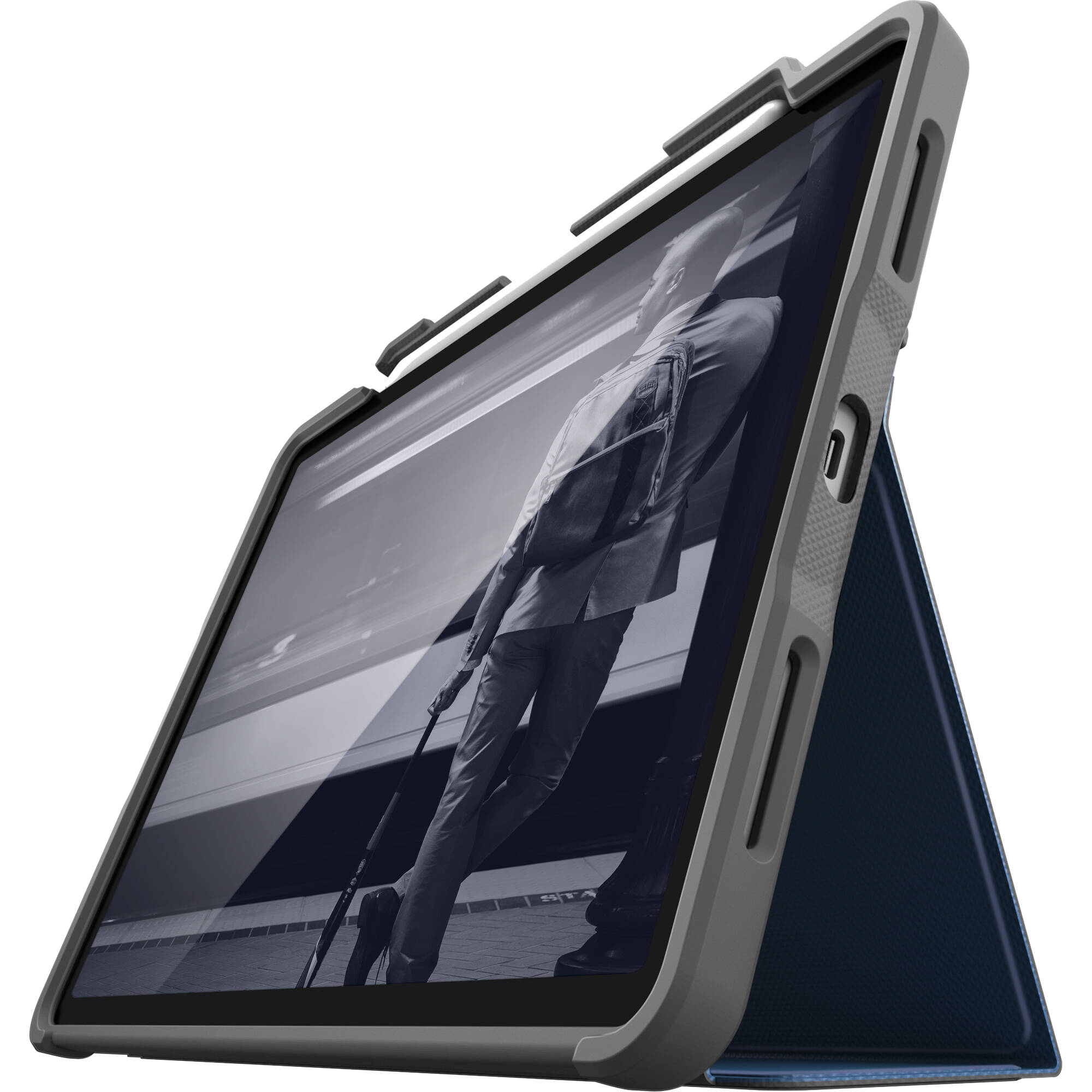 STM Dux Plus Case for Apple iPad Pro 11" (2nd Generation, Midnight Blue)