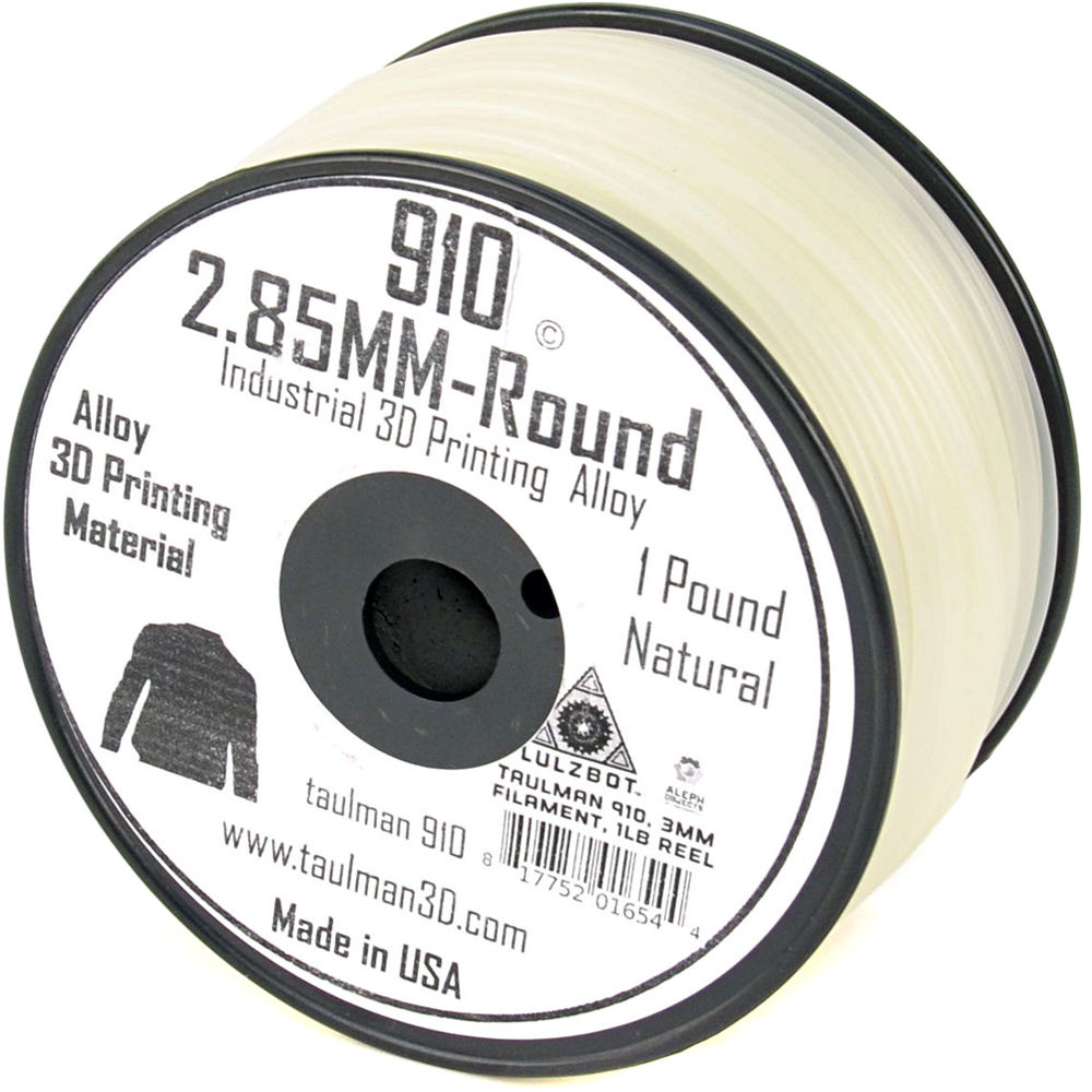 taulman3D 2.85mm Alloy 910 Filament (Natural, 1lb, 490')