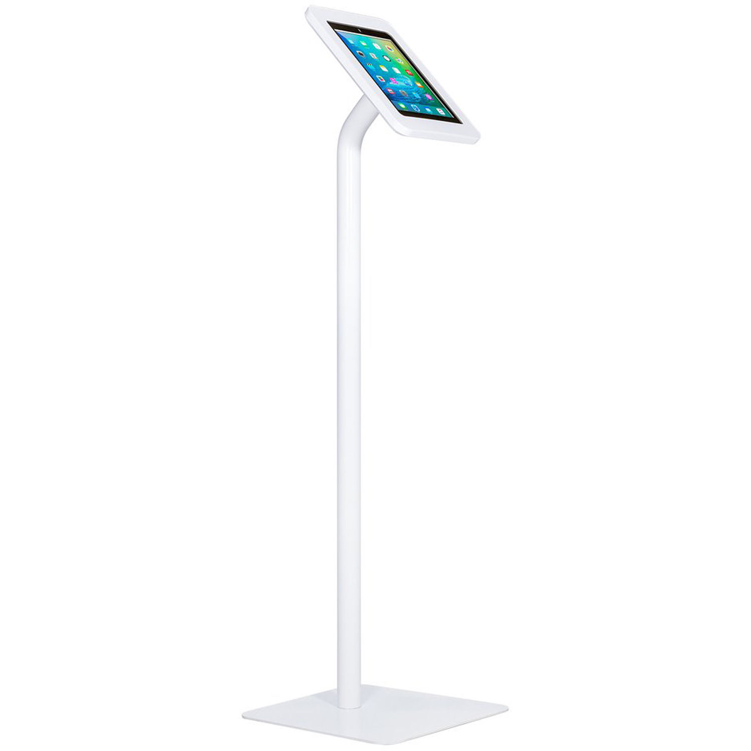 The Joy Factory Elevate II Floor Stand Kiosk for iPad 9.7 5th Gen & iPad Air (White)