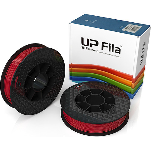Tiertime UP Fila ABS+ Filaments (Red, 2 x 500g)