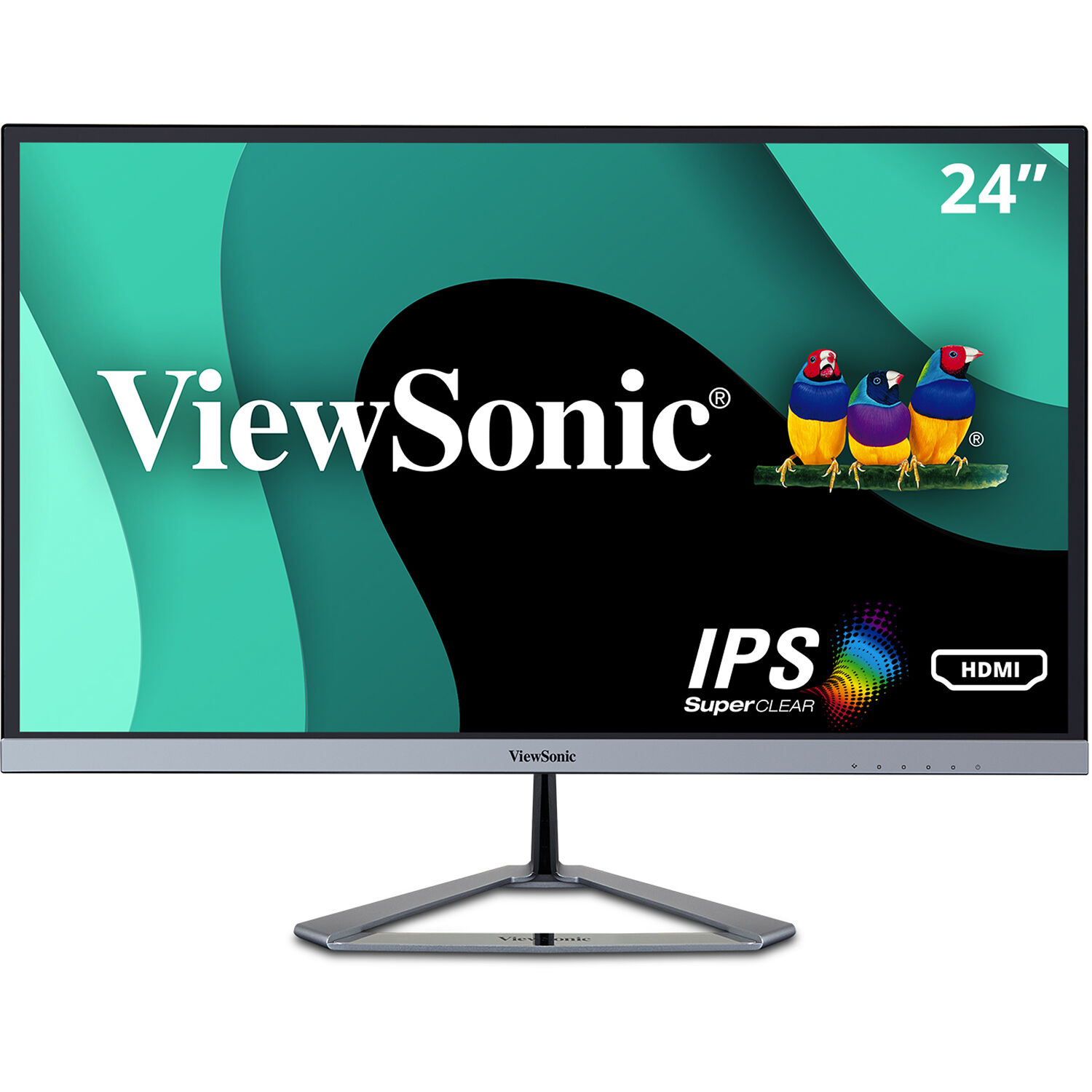 ViewSonic VX2476-smhd 24" 16:9 Frameless IPS Monitor